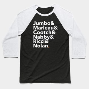 SHARKS - Thornton, Marleau, Couture, Ricci, Nolan, Nabokov Baseball T-Shirt